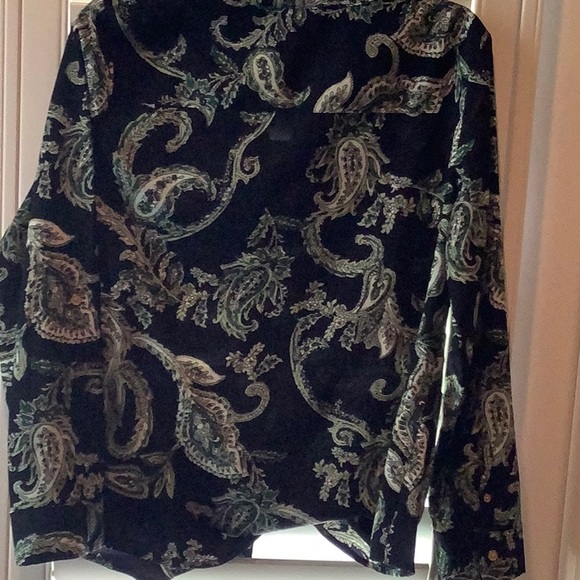 πΉRight blend of classy & Special Printed women dress buttons down size PM - Picture 7 of 13